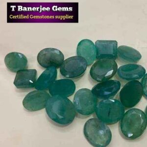 Gemstones 26 Emerald-Brazil Emerald / Panna (পান্না) {T Banerjee Gems / Certified Gemstone Supplier}