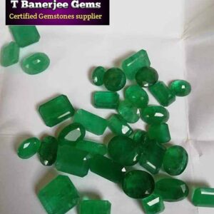 Gemstones 25 Emerald-Brazil Emerald / Panna (পান্না) {T Banerjee Gems / Certified Gemstone Supplier}