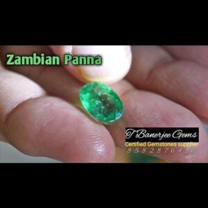 Gemstones 37 Emerald-Zambian Emerald / Panna (পান্না) {T Banerjee Gems / Certified Gemstone Supplier}