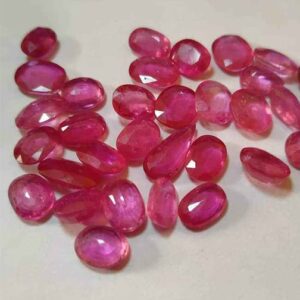Gemstones 3 New Burma Ruby Stone { T Banerjee Gems / Certified Gemstone Supplier }