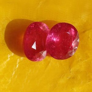 Gemstones 6 Old Burma Ruby Stone { T Banerjee Gems / Certified Gemstone Supplier }