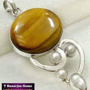 Gemstones 100 Tigers Eye Gemstone (টাইগার আই) {T Banerjee Gems / Certified Gemstone Supplier}