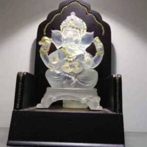 Crystal Ganesh (Sphatik Ganesh)- (T. Banerjee Gems)